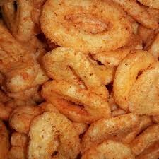 KERUPUK SNACK RING PEDES  250 GRAM /  KRUPUK SNACK RING PEDAS BALADO / SNACK KOIN / SNACK RING KILOAN