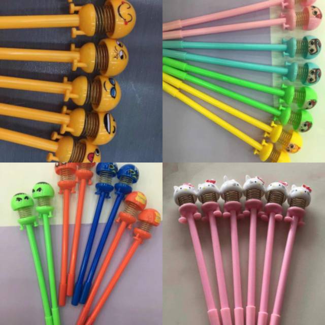 

Pulpen Emoji/ Pena Boneka Per Goyang Karakter