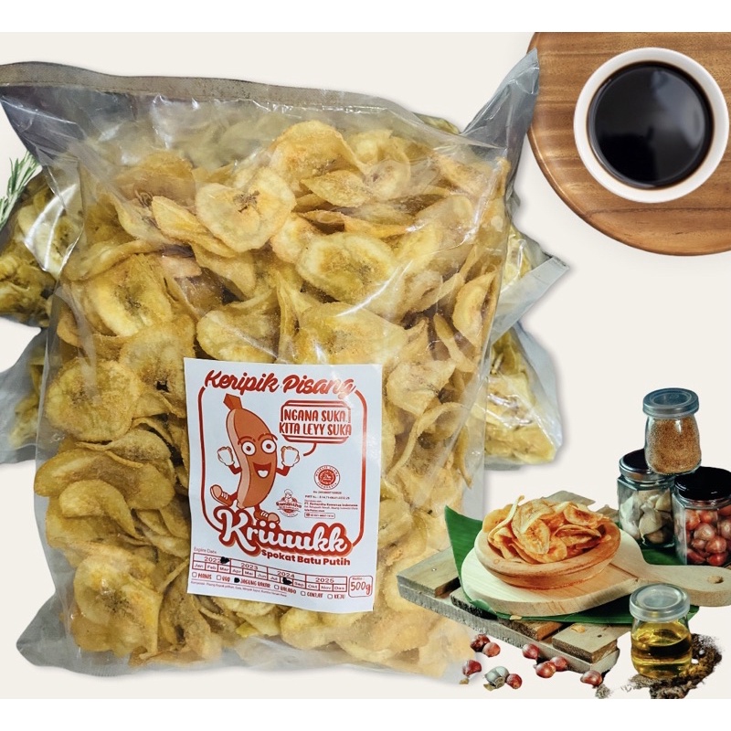 

Keripik Pisang varian Jagung Bakar, oleh-oleh khas Manado - 500g