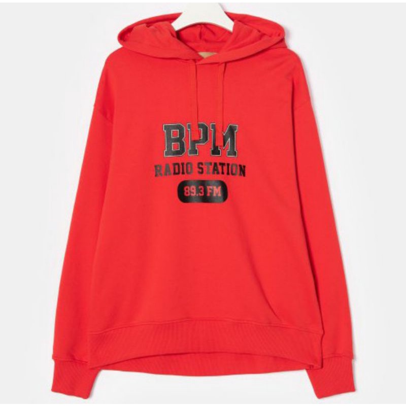 Beanpole Men - GRAPHIC PRINT HOODIE - Red - 100 - Hoodie Premium