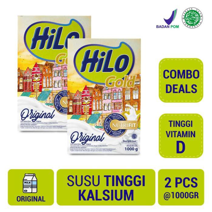 

TWIN PACK: HILO GOLD PLAIN 1000GR - SUSU TINGGI KALSIUM