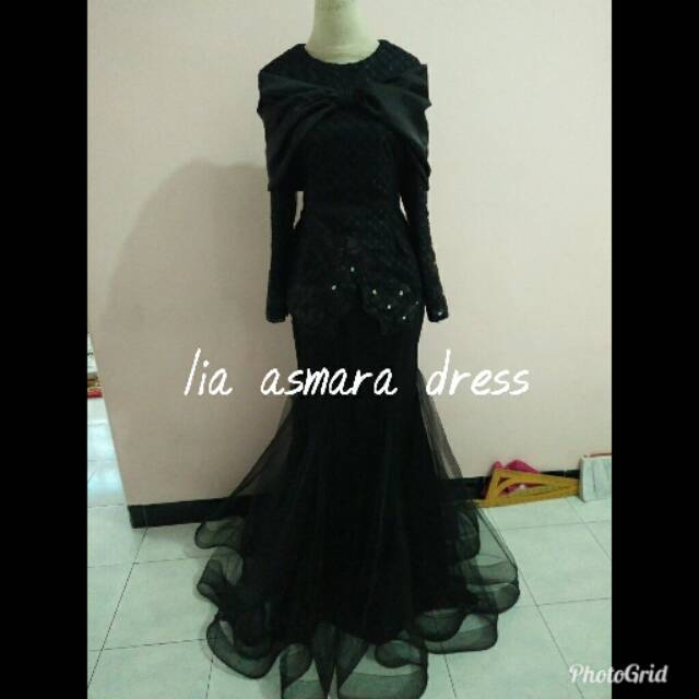 realpict gaun singer / gaun pesta /dress /gaun pesta muslim