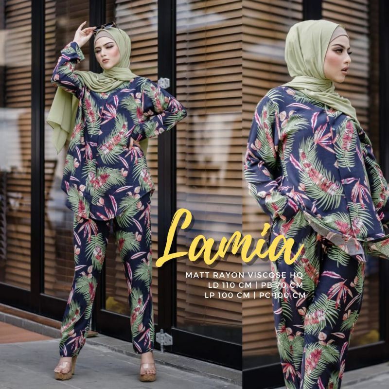Mav_boutique Piyama Rayon Viscose One Set Pajamas Lamia