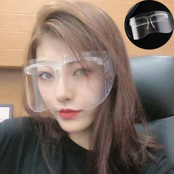 Face Shield Kacamata Pelindung Wajah Setengah Visor Pelindung Mata Pelindung Pria Wanita Unisex Setengah Wajah Kualitas Tinggi Bentuk Ergonomis Stok Tersedia