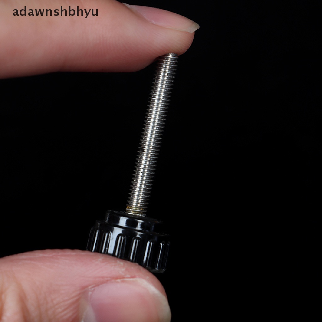 Adawnshbhyu M4 M5 knurled Nylon Bulat Gagang Kepala Plastik Thumb Screw Bakelite