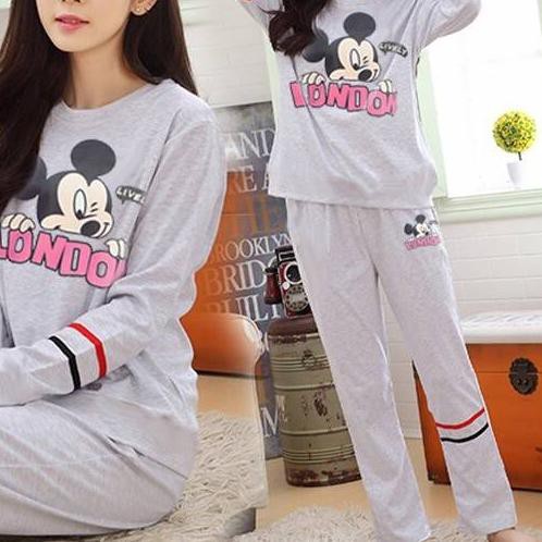 ➭ Piyama London Mickey BAJU GROSIR ECER TANAH ABANG ۞