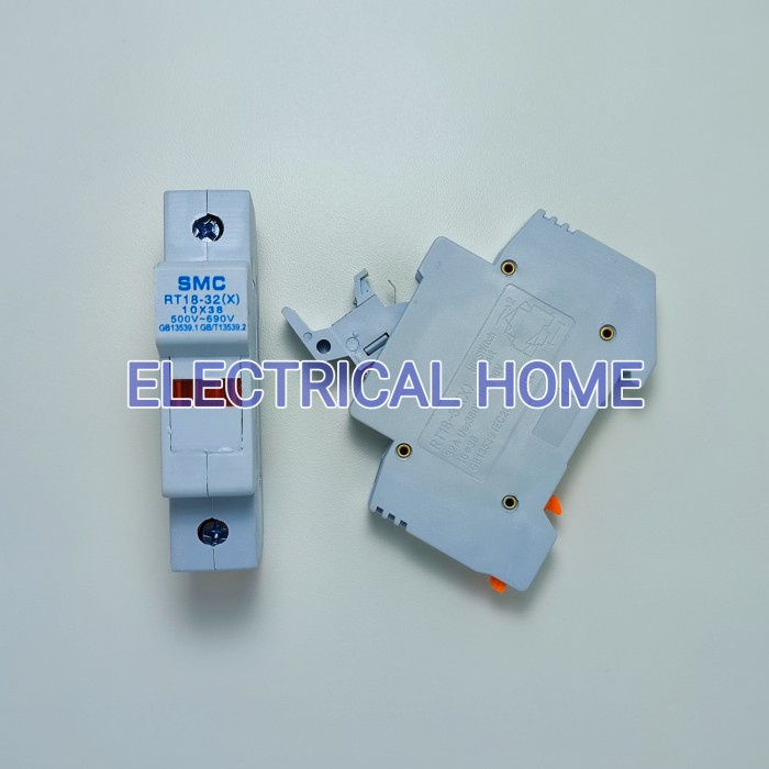 Fuse Holder/Rumah Fuse 10x38/Din rel Holder model MCB.