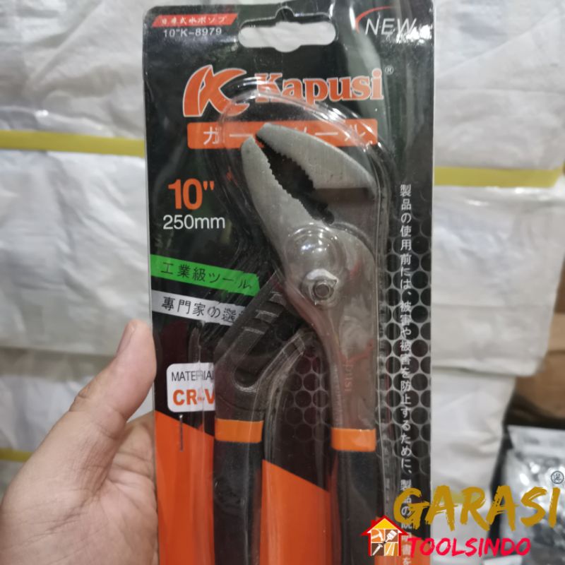 tang burung 10&quot; Kapusi Japan tang jepit locking plier tang pipa 10 inch