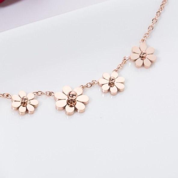 ❋ Gelang Kaki Titanium Bunga Daisy Flower ⅍