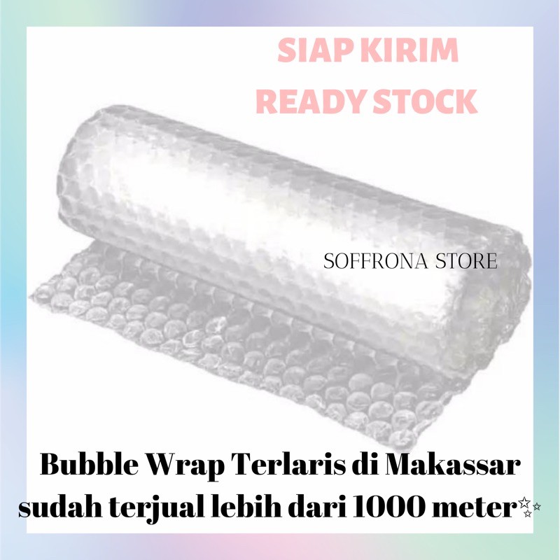

bubble wrap 1 meter x 1,25 meter ready stock makassar