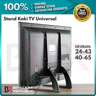 Bracket TV Kaki Stand 22 24 28 32 43 55 65 Inch Bracket Standing TV Universal