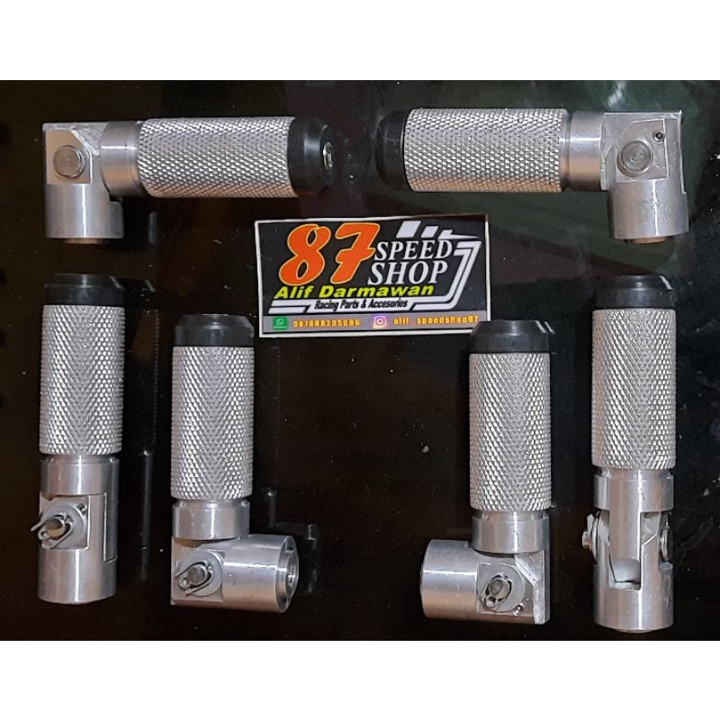 Jalu step lipat pijakan kaki Underbone bahan duralium kuat kokoh