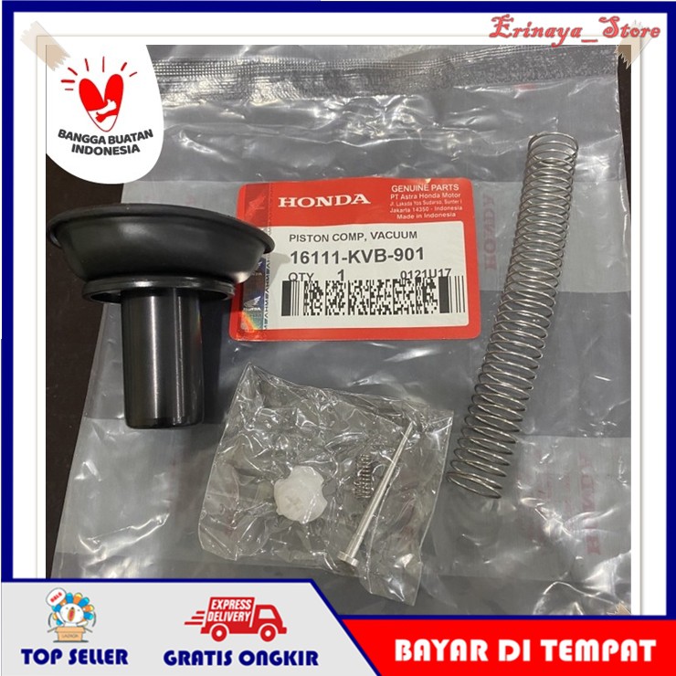 ORIGINAL AHM Karet Vakum Karburator Carburator Assy Honda Beat Vario 110 Karbu Techno KVB KVY ORI Motor Old Lama New-2