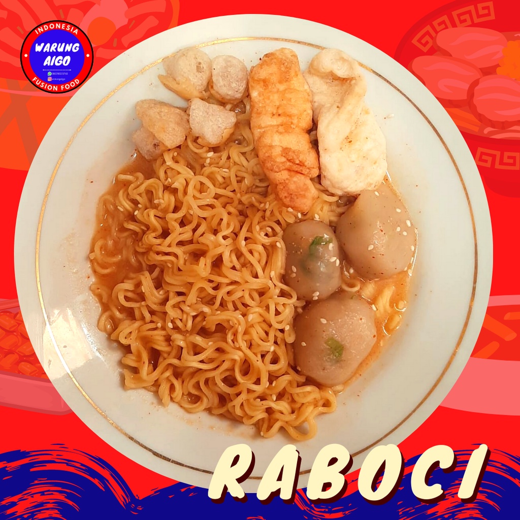 

RABOCI (Ramen Baso Aci) / RAMEN MISO PEDASBASO ACI ISI AYAM INSTANT / BY WARUNGAIGO