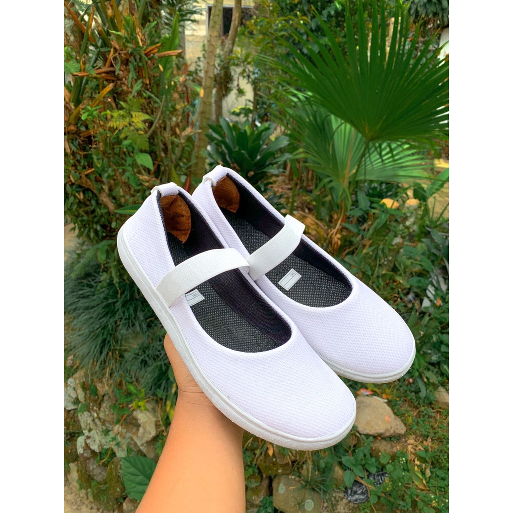 YASMINALSHOP11- slip on wanita dewasa tali karet polos trendy