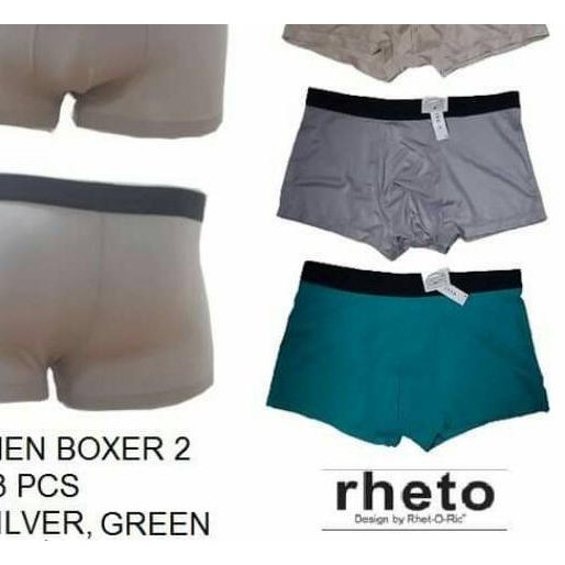 ♩ Paket Men Boxer Rheto isi 3pcs ➵