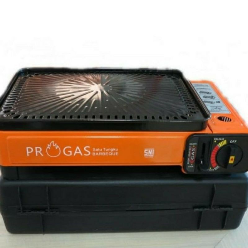 Progas . Kompor , Barbegue , BBQ , Proganggangan , Sosis ,  portable Grill 2in1