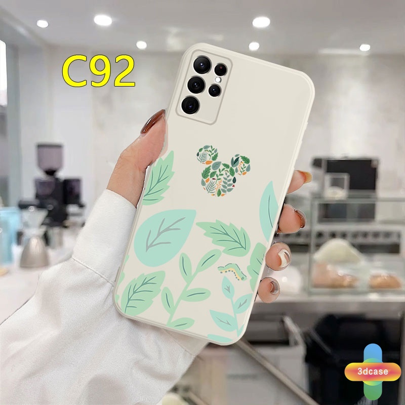 Casing OPPO A54 A15 A5S A3S A16 A95 A7 A5 A9 A31 A53 2020 A12 A1K A55 A36 A76 A96 Reno 5 4 5F 4F A74 A15S A52 A11K A92 A35 A11 A93 A32 A72 A94 A53S F17 PRO A16S A12S A12E A33 Y20 Y12 5 5i C3 C25 C12 A12 Cute Mickey Minnie Mouse Flower Anti-fall Case