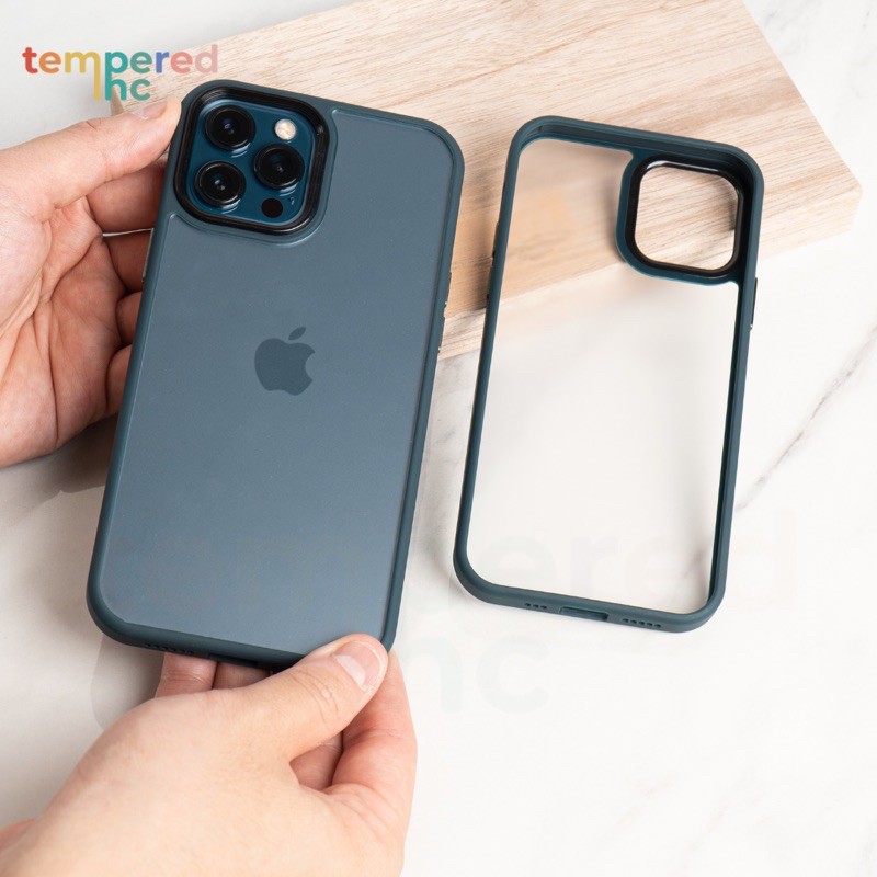 NEW !! Limited NEOHYBRID+ Case Iphone ( Iphone 7-12promax READY !! )-Forestgreen