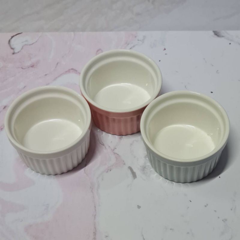 Zoe Ramekins bowl / soufle cake mold bake ware / mangkuk keramik ramekin