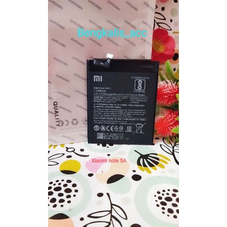 BATERAI ORIGINAL XIAOMI NOTE 5A / BN31 / XIAOMI NOTE 5A PRO / S2 / MI A1