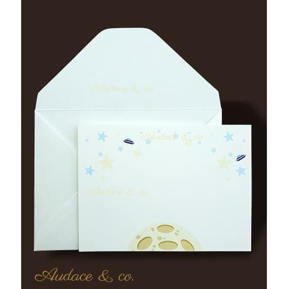 

9 pcs/set kartu "Space" & amplop ucapan ulang tahun anak kartu kosong