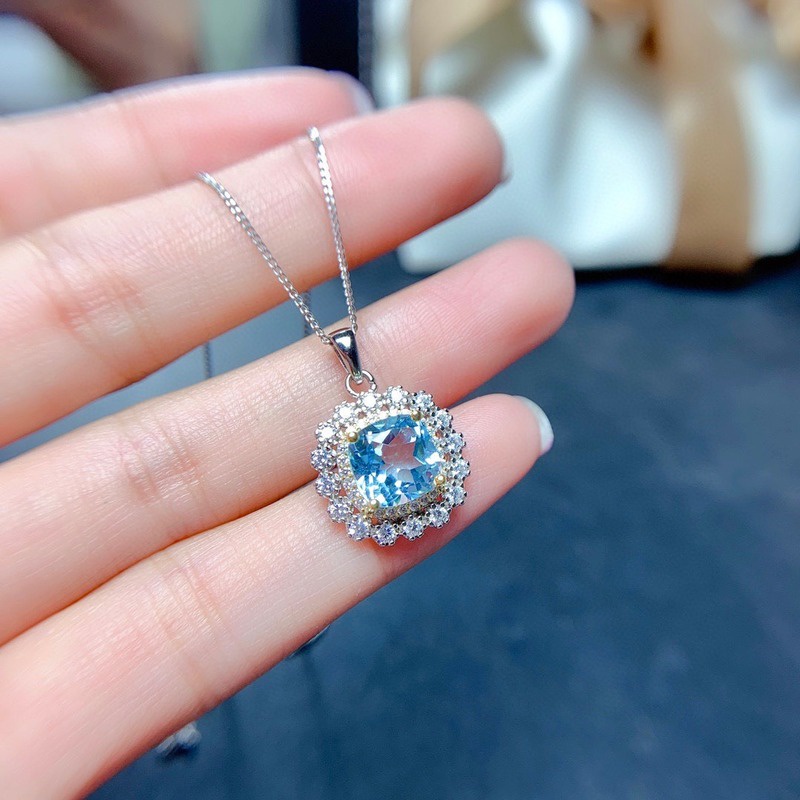 Jewelry Natural Colorful Moissanite Jewelry Set