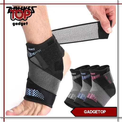 Deker Pelindung Ankle Pergelangan Kaki Penyangga Engkel Strap Elastis