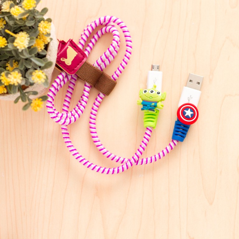 CARTOON - Cable Saver/ Pelindung Ujung Kabel/ Cable Protector (Android/ iMac)