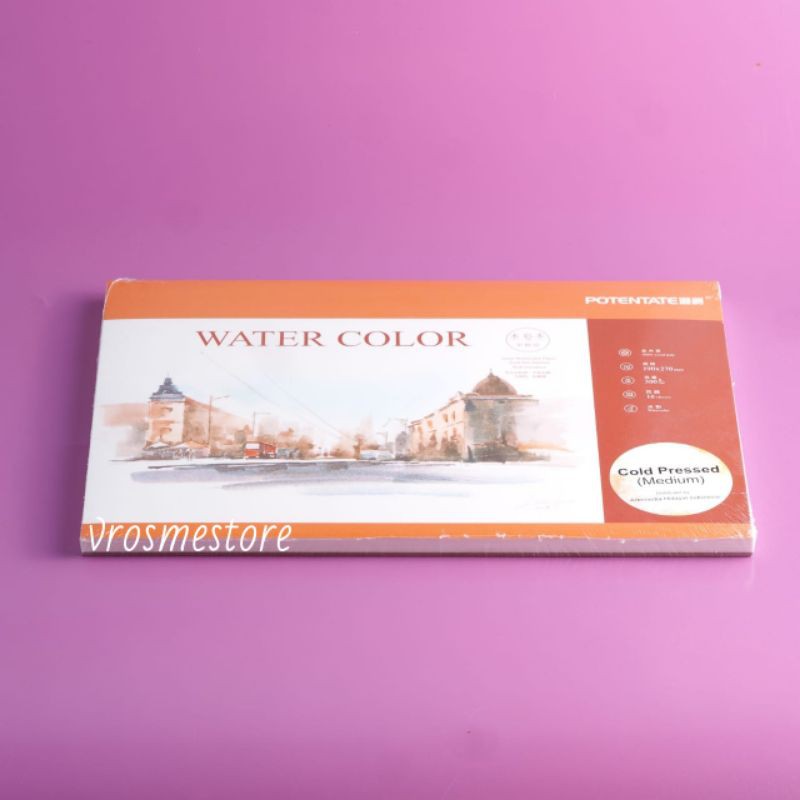 

Potentate Watercolor Pad 27x19.5cm - Cold Pressed