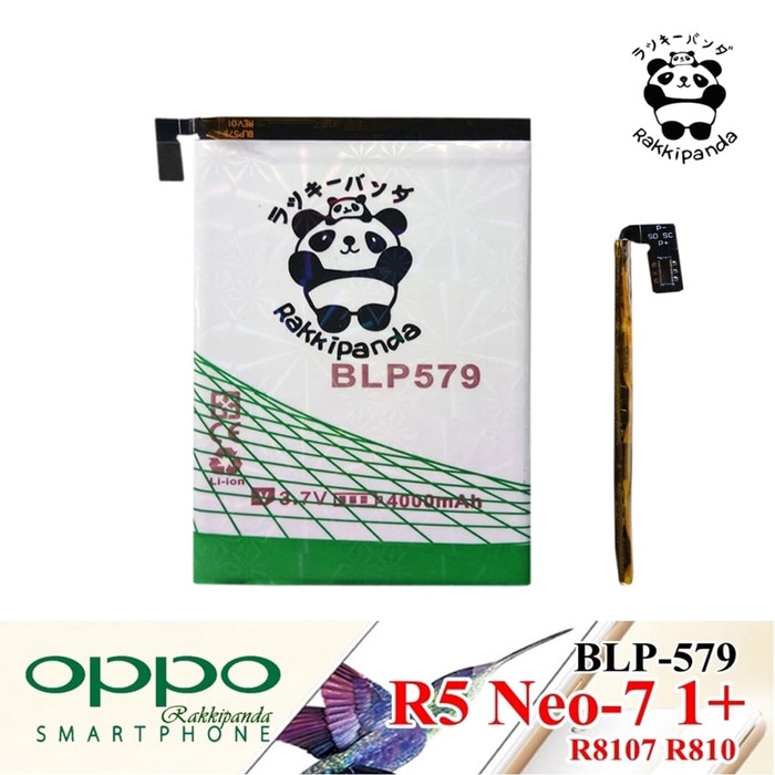 Baterai Oppo R5 Neo 7 One Plus R8107 R8109 BLP579 Double IC original