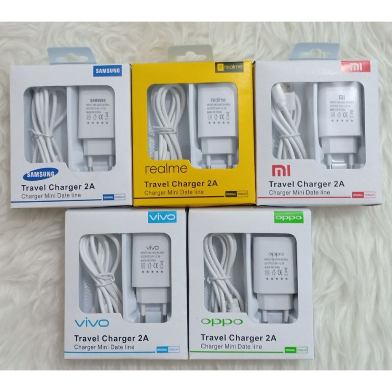 Charger Usb 2.1A Charger Branded Travel Charger Usb For Hp Samsung Oppo Realme Xiaomi Redmi Vivo #cashp#tc#charger#tcmurah