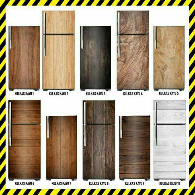 Siker Kulkas 1 Pintu & 2 Pintu Motiv Kayu Istimewah