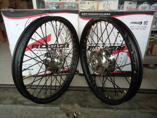 Sepaket Velg Tromol set Jari jari Jupiter Z Lama Vega R Lama Force 1 F1 Zr F1ZR