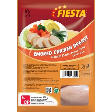 

DADA AYAM ASAP FIESTA 250GR SMOKED CHICKEN BREAST HALAL