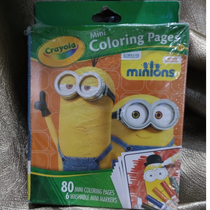 

Crayola Minions mini coloring pages