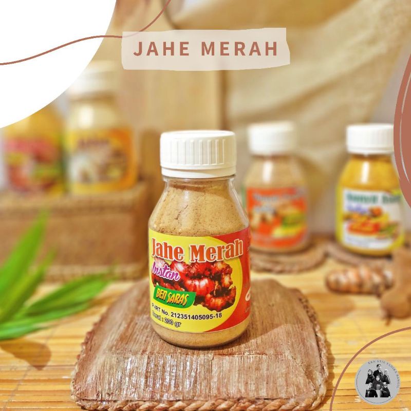 

JAHE MERAH SERBUK HERBAL INSTAN BEN SARAS 200 g