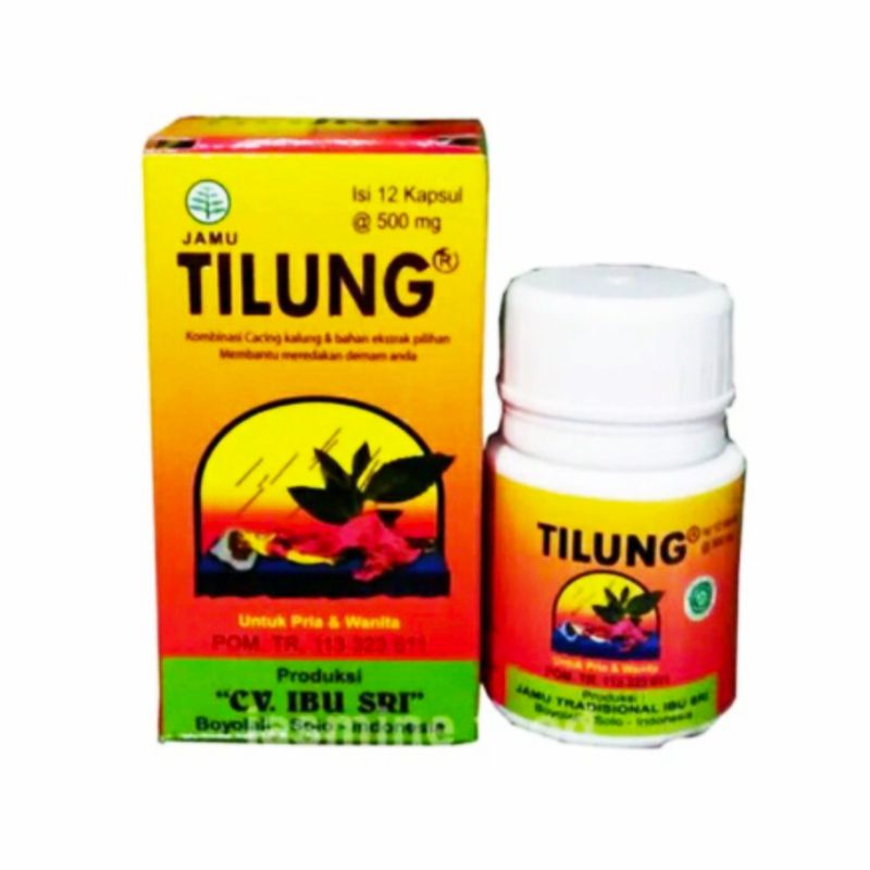 Tilung 12 Kapsul 500 Mg / Typus / Tipes / Kapsul Cacing