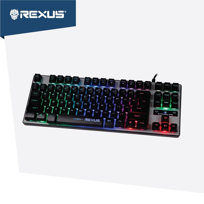 Keyboard Gaming Rexus Battlefire K9TKL Backlight / K9 TKL Fortress - Silver