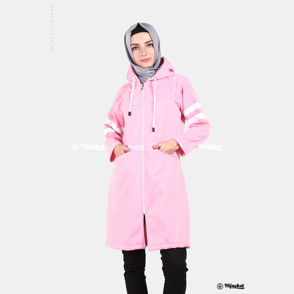 Hijacket® Beautix Series (All Size, XL, XXL) Jaket Wanita Bahan 100% Premium Fleece Asli-ORCHID