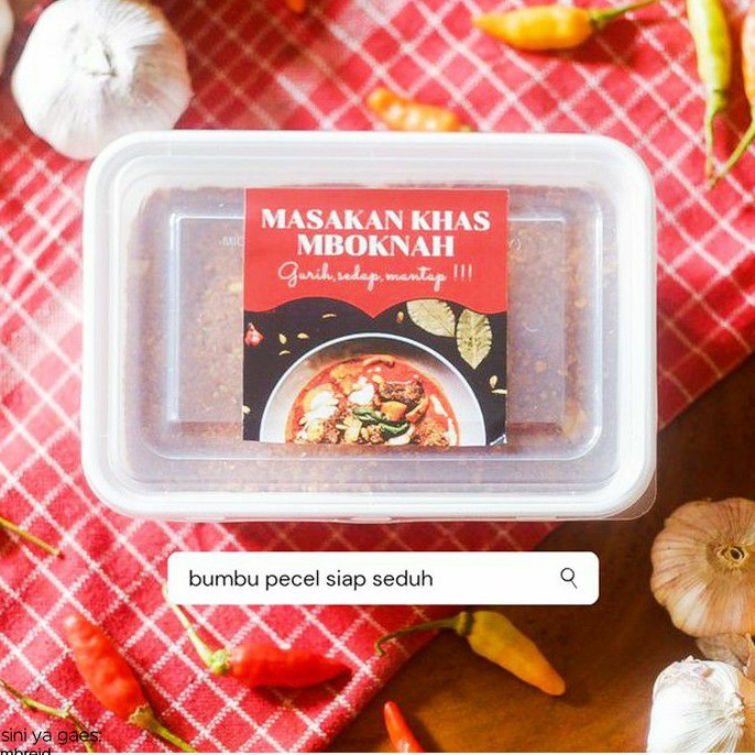 Bumbu Pecel Blitar Kemasan 500 gram - Bumbu Pecel 500 gram