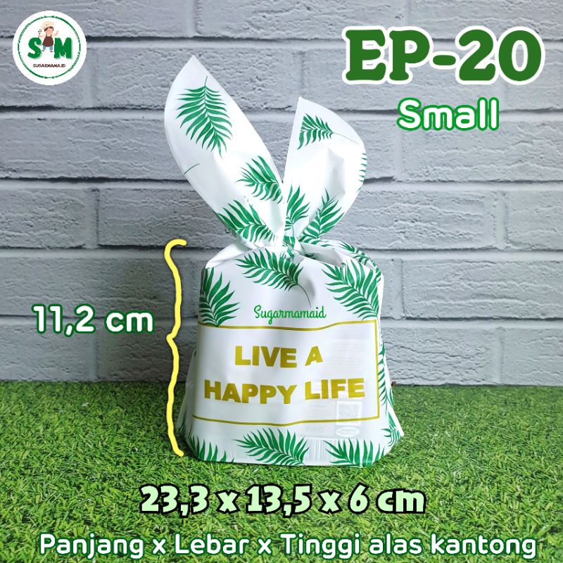 Plastik ikat Lucu Kecil EP 20 Kemasan Souvenir kantong Goodiebag ulang tahun hampers