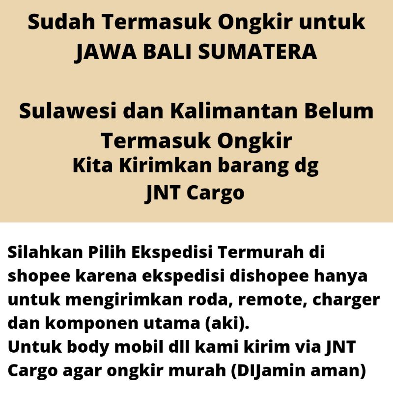 Free Ongkir Mobil Aki Anak Mainan Remote dan Manual Bergaransi 12 volt Rocky Sahara Volta 5008 Kirim Aman Murah/comando