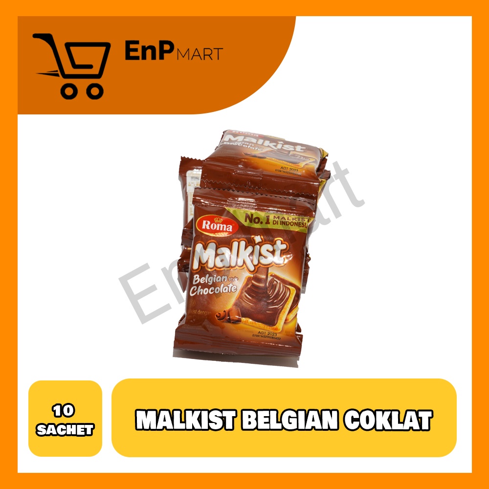 

Roma Malkist Coklat 27 Gram Renceng - 1 Renceng 10 Pcs