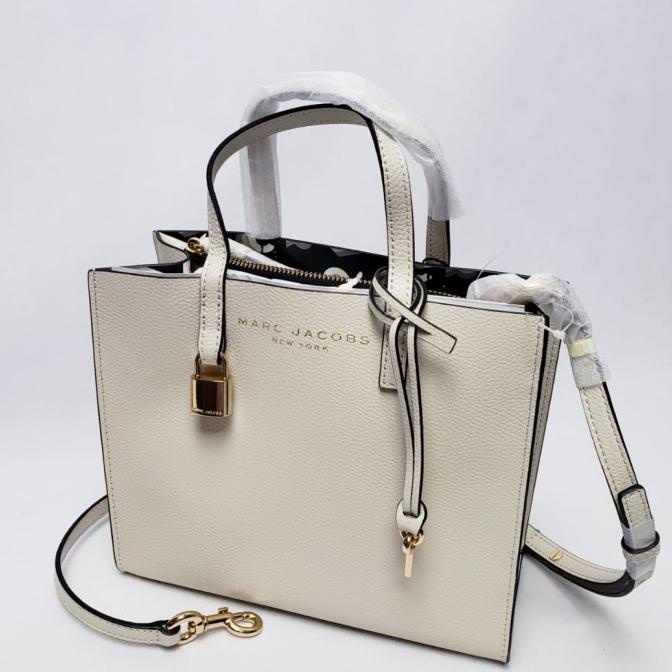 Ready mj mini Grind tote structured classic. Marshmallow