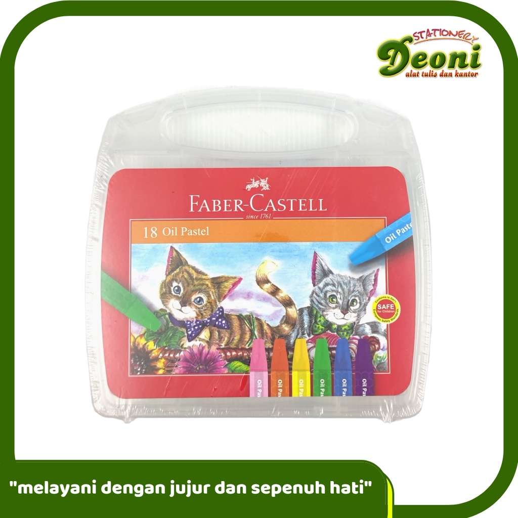 

FABER-CASTELL 18 Oil Pastels Warna
