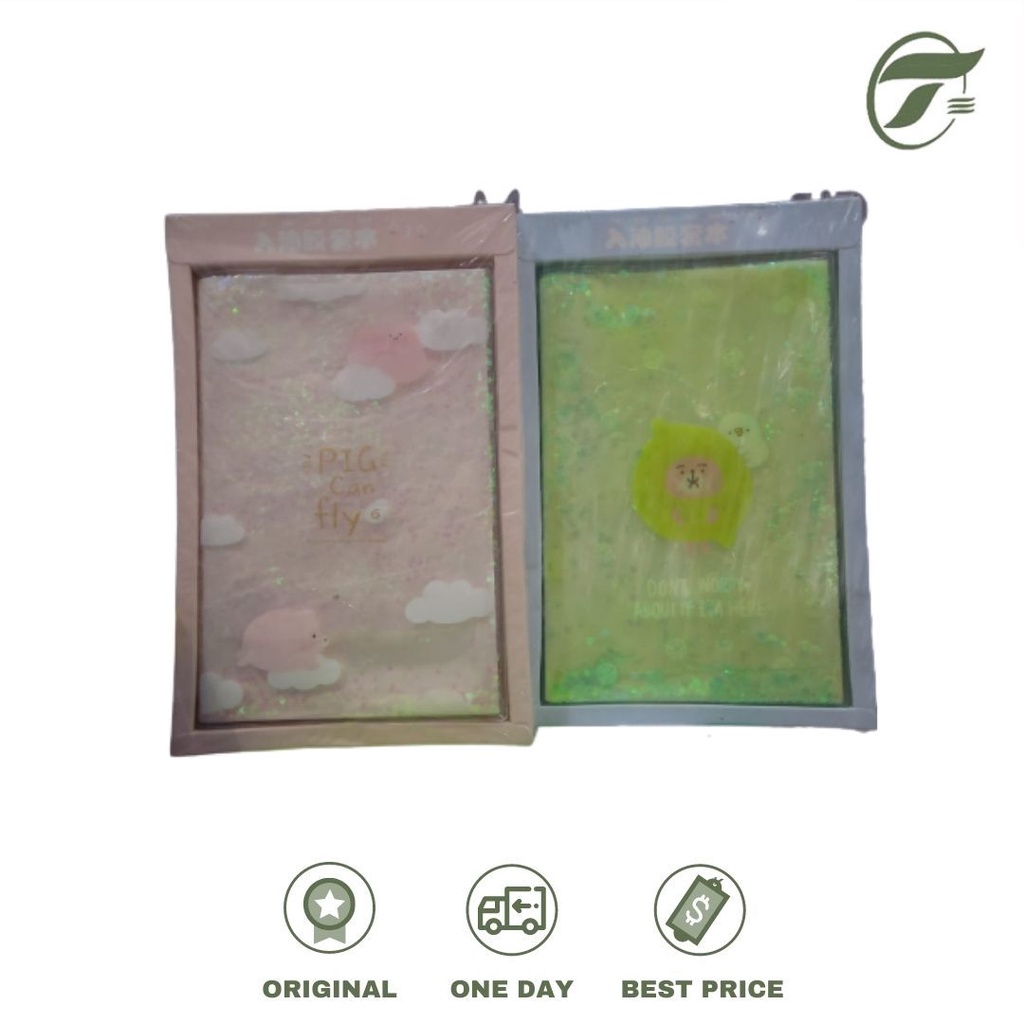 

NOTE BOOK A5 S969020 ANIMAL AIR FLY AIR GLITTER KILAP 12X18 RU YOU JIAO TO BEN (DRY-S969020)