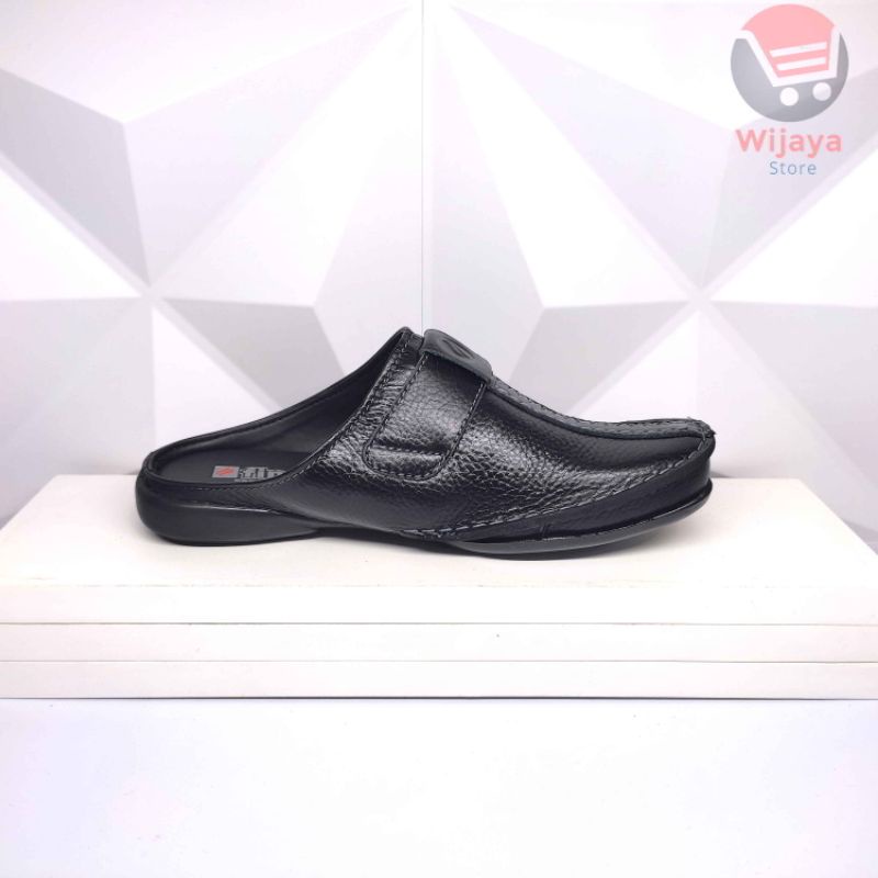 Sandal Pria Finotti TM 01 Sepatu Sendal Kulit Asli Slop Formal Finotti Original untuk Pria Laki-Laki