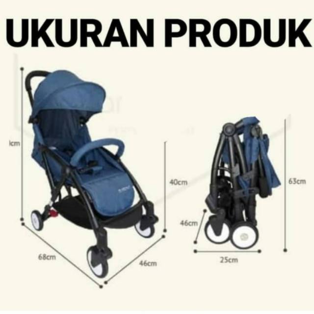 Jual Stroller Miwen Baby Smart Pram 508 