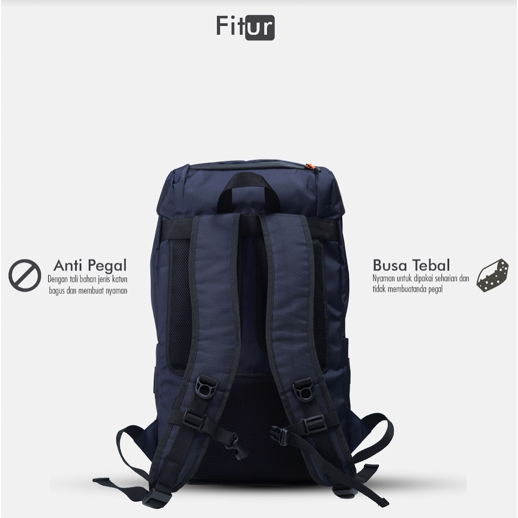 ARXHIVO NAVY |MANNEEDME x URBAN| Tas Ransel Punggung Pria Backpack ORIGINAL